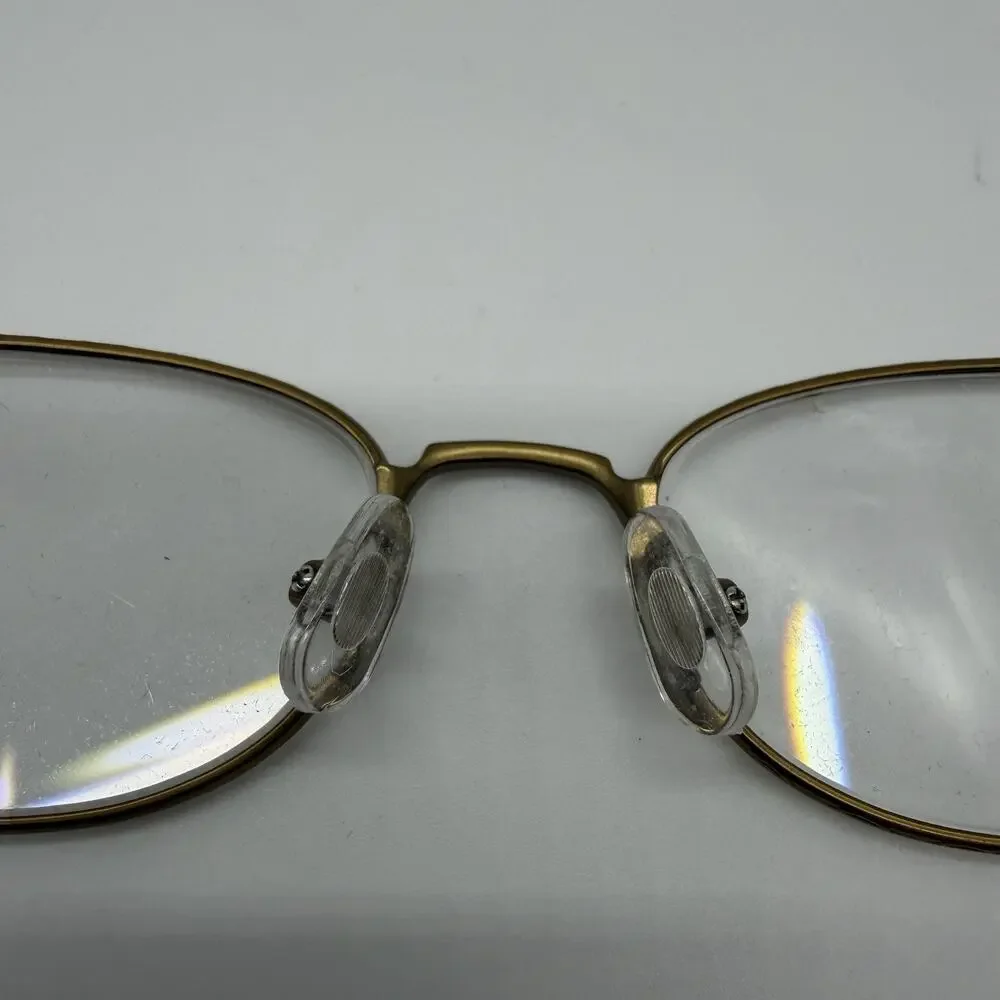 Seraphin Penn 8518 Eyeglasses 51-17-140 Brown Gold Handmade Japan Frames Only
